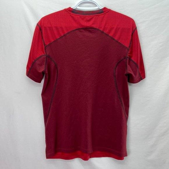 Nike Pro Combat Dri-Fit Tee Men's T-Shirt Red - Size Medium - Picture 2 of 5